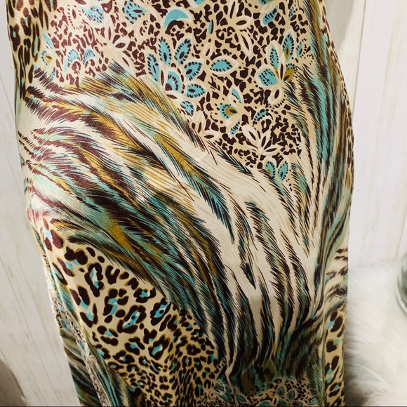 Dave & Johnny Animal Print Heavily Beaded Size 8 - Picture 6 of 8